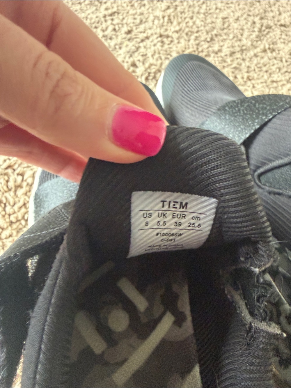 Tiem cycle Shoes 8 Leopard print with clips - Picture 4 of 7